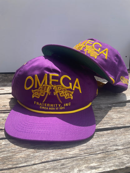 Omega Psi Phi Spring 2026 Purple - Unstructured Adjustable Snapback