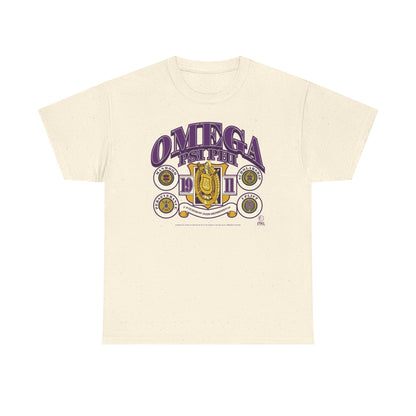 FOM Omega Psi Phi - Unisex Heavy Cotton Tee