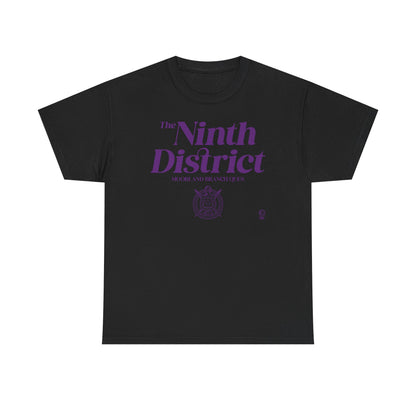 ClassiQ Ninth District of Omega Psi Phi - Unisex Heavy Cotton Tee