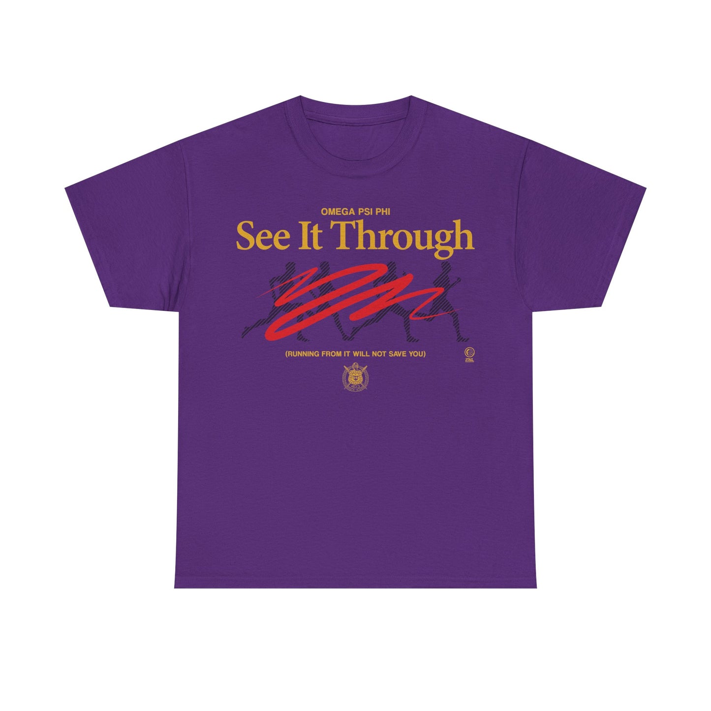 See It Through to Omega Psi Phi - Unisex Heavy Cotton Tee