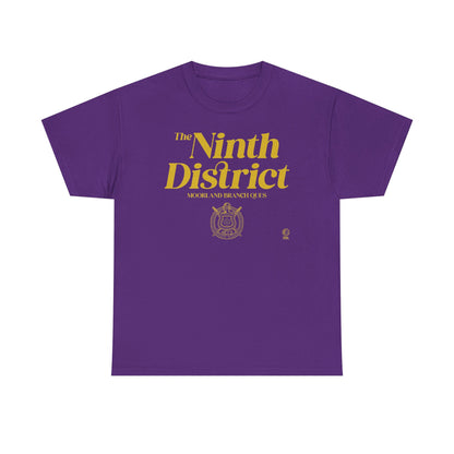 ClassiQ Ninth District of Omega Psi Phi - Unisex Heavy Cotton Tee