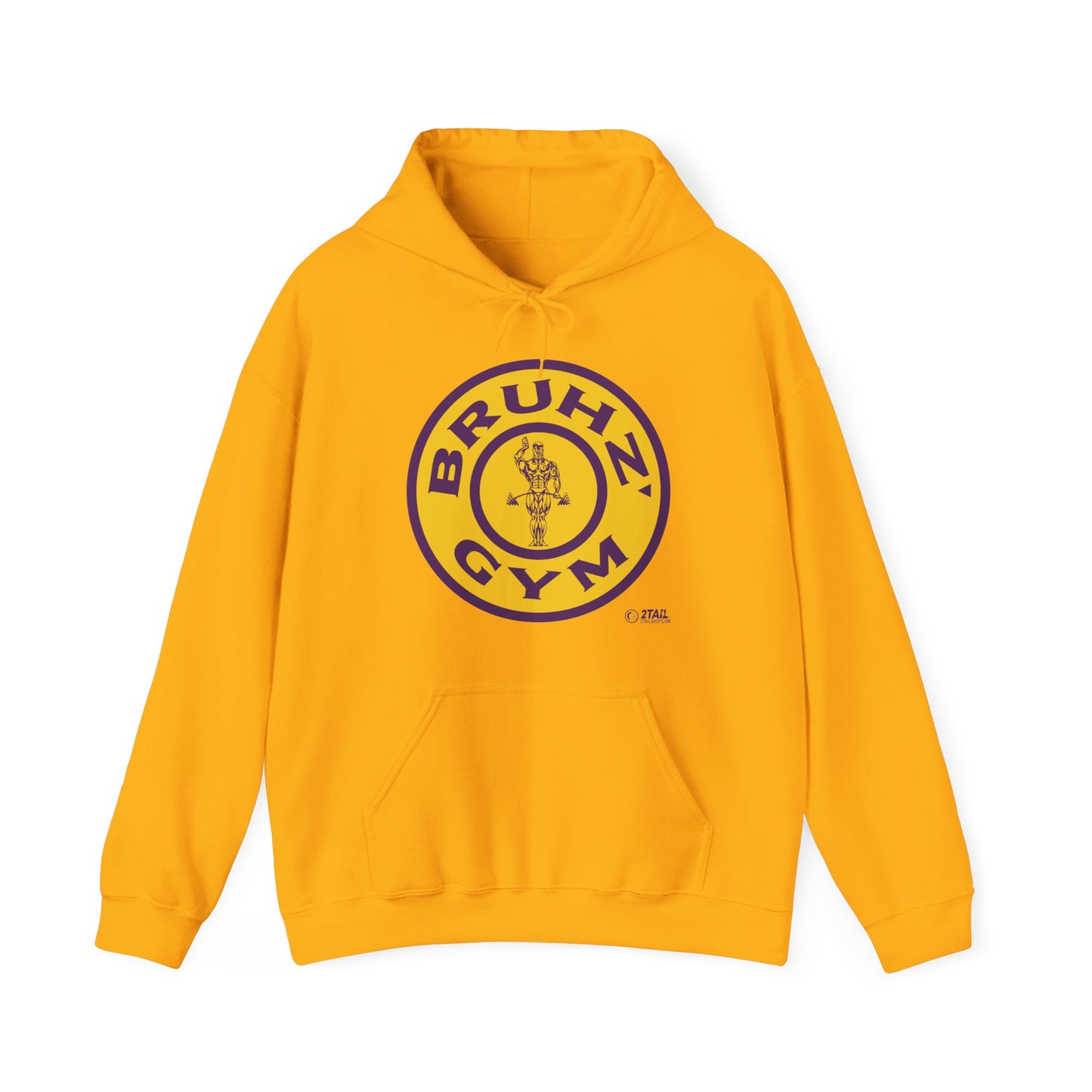 Bruhz' Gym Double Sided Multicolor - Unisex Heavy Blend™ Hooded Sweatshirt