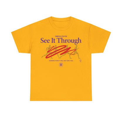See It Through to Omega Psi Phi - Unisex Heavy Cotton Tee