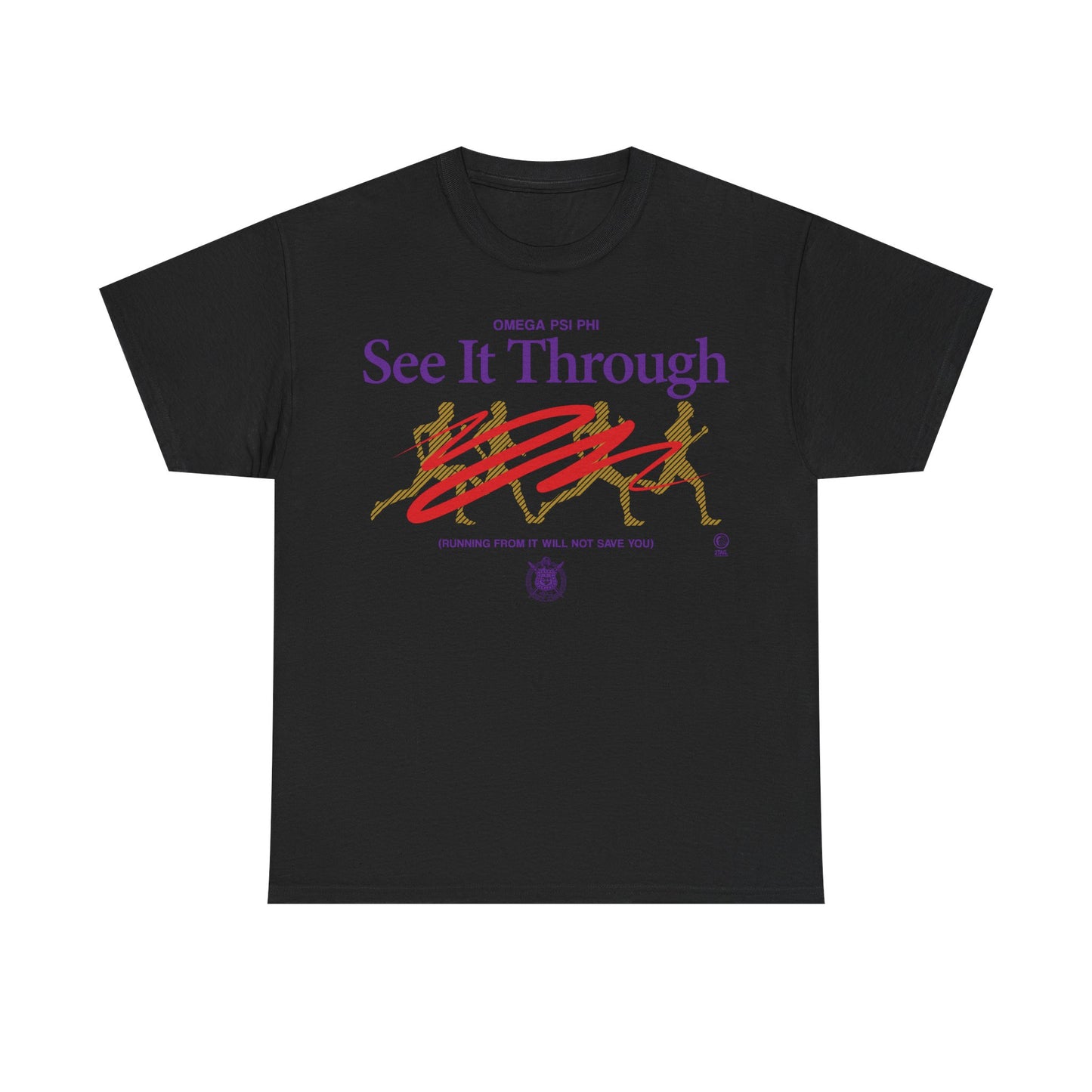 See It Through to Omega Psi Phi - Unisex Heavy Cotton Tee