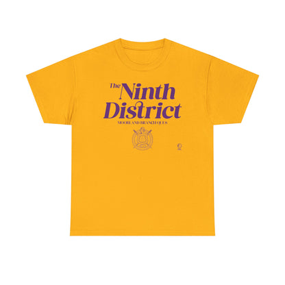 ClassiQ Ninth District of Omega Psi Phi - Unisex Heavy Cotton Tee