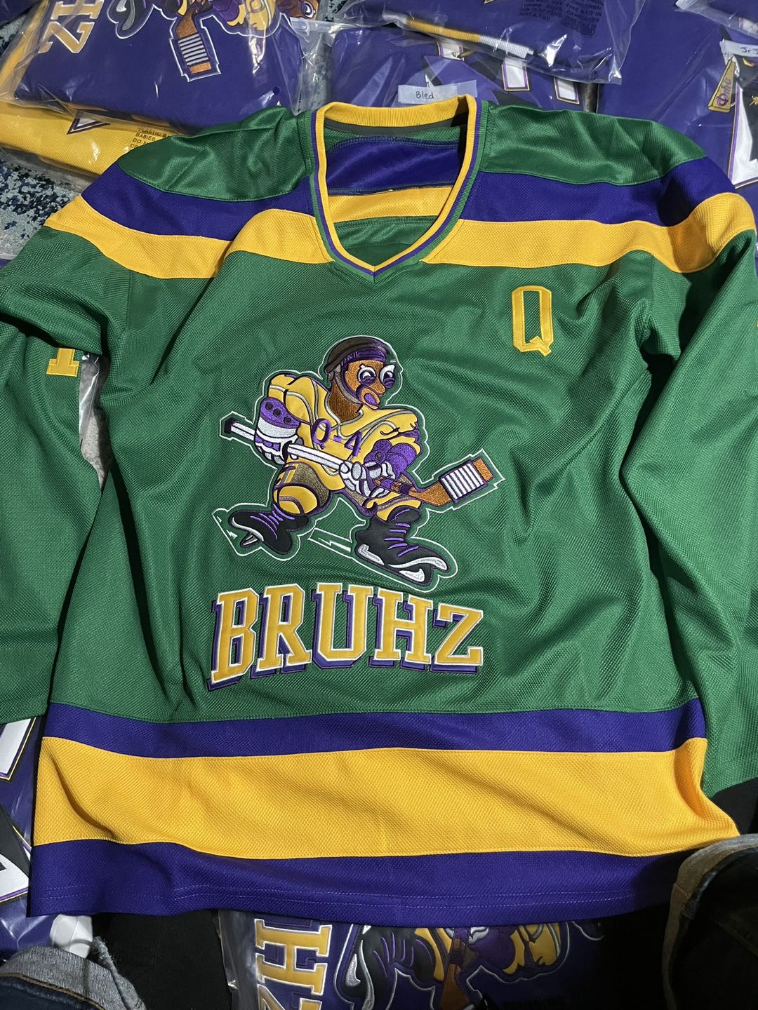 Mighty Bruhz Omega Psi Phi - Hockey Jersey