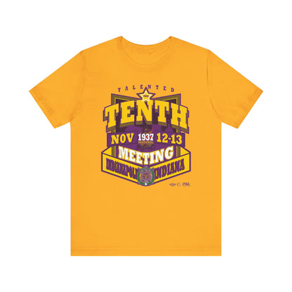 1937 Meeting for the 10th District of Omega Psi Phi- Unisex Jersey Short Sleeve Tee