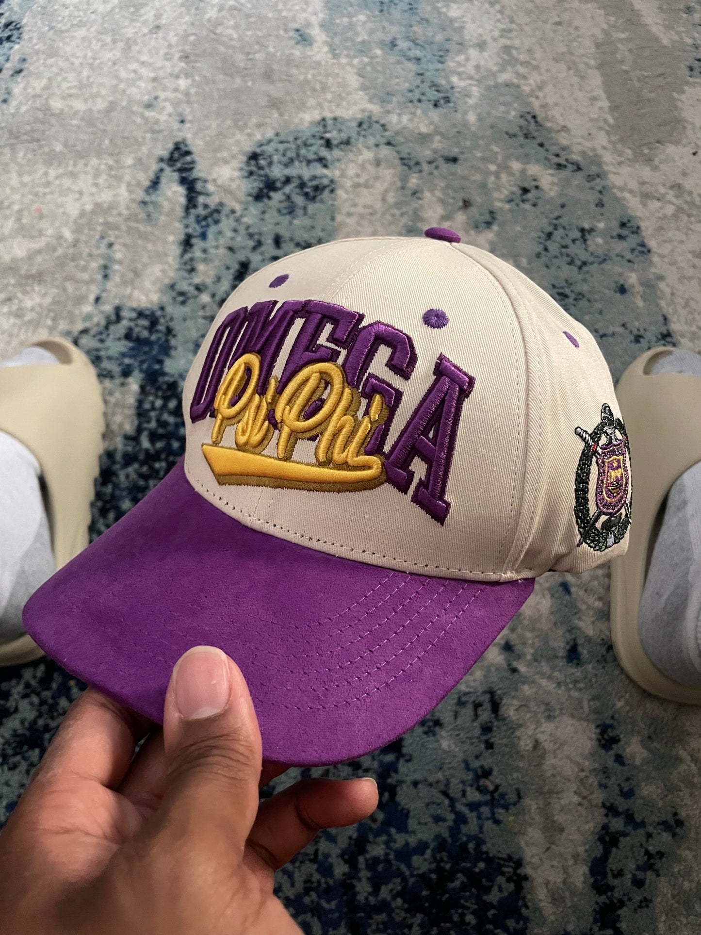 Omega Psi Phi Q1 - Low Profile Adjustable Strap Baseball Cap