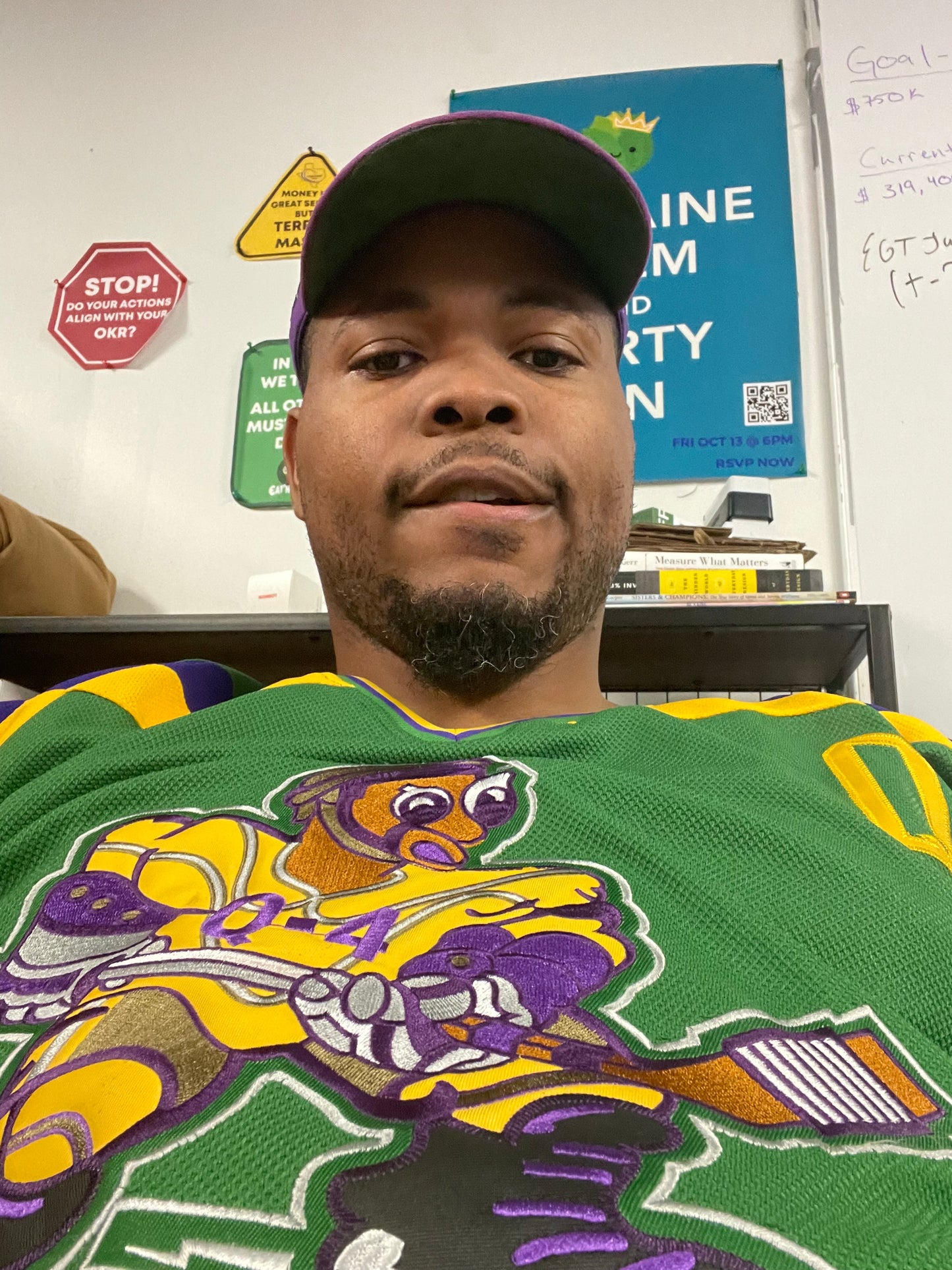 Mighty Bruhz Omega Psi Phi - Hockey Jersey