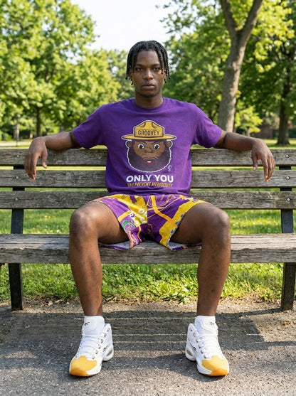 Groovey Bruhz - Unisex Heavy Cotton Tee