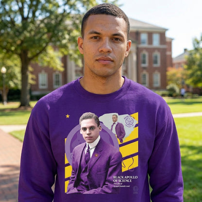 Black Apollo of Omega Psi Phi - Unisex Sweatshirt