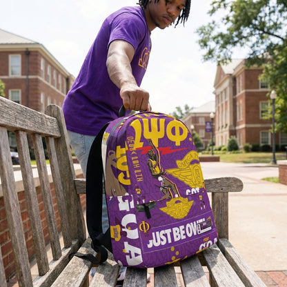 GOATED Omega Psi Phi Collage - Backpack