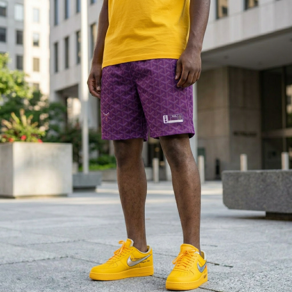 Omega Psi Phi Da Bruhz Yard - Men's Athletic Shorts