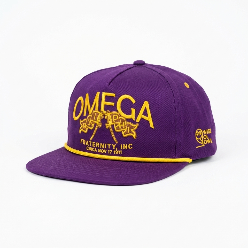 Omega Psi Phi Spring 2026 Purple - Unstructured Adjustable Snapback